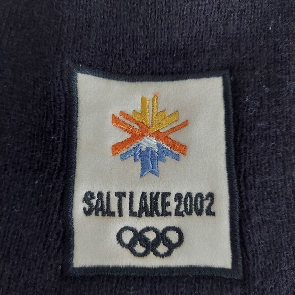 Salt Lake 2002 Olympics Black Beanie - Picture 3 of 6